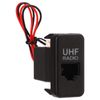 DAUERHAFT RJ45 Socket, HeatDash Switch Panel Socket Multiple for Car