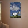 "Addressing the Ball" Golf Canvas Print