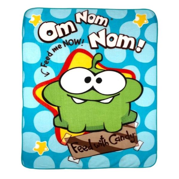 TX0007 Cut The Rope Om Nom Fleece Blanket