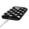 Casely iPhone 14 Pro Max Case | Polka Dots | High Contrast Design | Bold Protective Case Design | Compatible with MagSafe