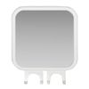 Kenney Fogless Shower Mirror, Gray