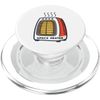Retro Space Heater Illustration Graphic PopSockets PopGrip for MagSafe