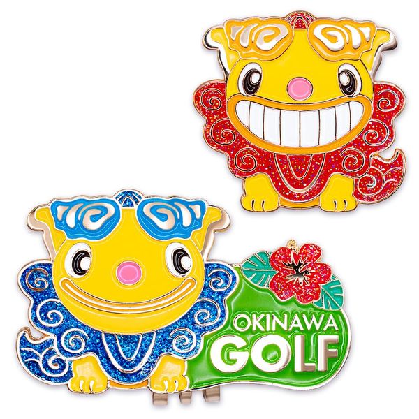 Shisa Golf Marker (Clip Type) Magnetic