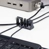 StarTech.com Peripheral Cable Anchor Lock, Secure Keyboard/Mouse, Cable Trap w/Metal Plate, Use w/Laptop Security Cable
