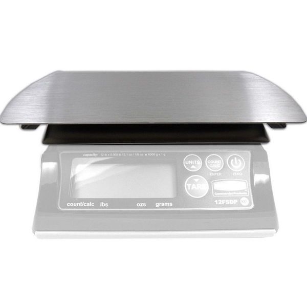 Rubbermaid 1812622 Portion Control Scale Platform Replacement - Oversized, SS