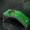 BigTron Basking Platform Simulation Grass Turtle Ramp, Turtle Resting Basking Dock Floating Décor for Aquatic Reptile Terrapin