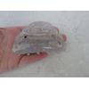 Lite gray iredescent marbled acrylic hair claw clip