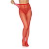 Leg Avenue Women's Nylon Fishnet Tights, Red, One Size