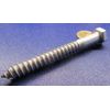 Galvanized Hex Head Lag Screw  1/2 Threads x 4.50" Length, 10 pcs