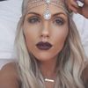 IYOU Shiny Rhinestone Head Chain Silver Crystal Hair Pieces Layering Halloween Costume Party Hair Accessories for Women
