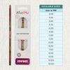 KnitPro 5 mm Symfonie Crochet Single Ended Hooks, Multi-Color
