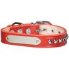 ONS Strong Single Piece Flat Collar #21 Red (Medium Dogs)