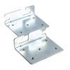 Bed Claw Angled Retro-Hook Plates, Set of 2 with Hardware