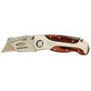 BESSEY D-BKWH Quick-Change Folding Utility Knife - Wood Grain Handle, One Color