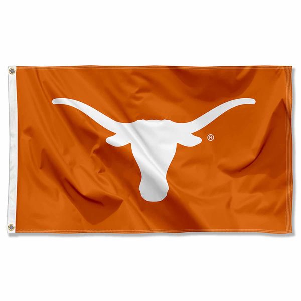 Texas Longhorns UT University Large College Flag