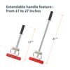 POWERTEC Extendable Roller 17"-27" Heavy-Duty Flooring Seam Press Roller (71033)