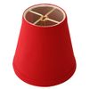 Royal Designs CS-1002-5RED Clip On Empire Chandelier Lamp Shade, 3" x 5" x 4.5", Red