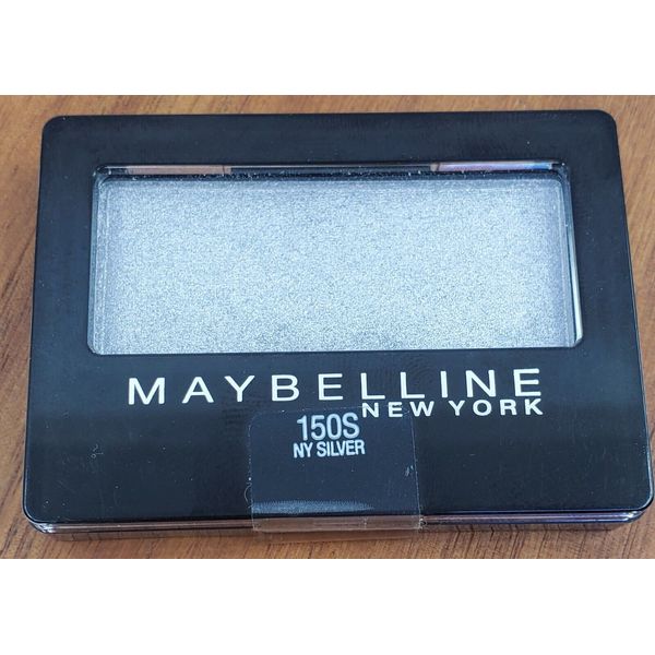 Maybelline NY Expert Wear Eyeshadow, 150S NY Silver, .08 OZ.