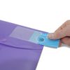 Rapesco 0701 ID Popper Wallet, A4, Bright Solid Colours, Pack of 5