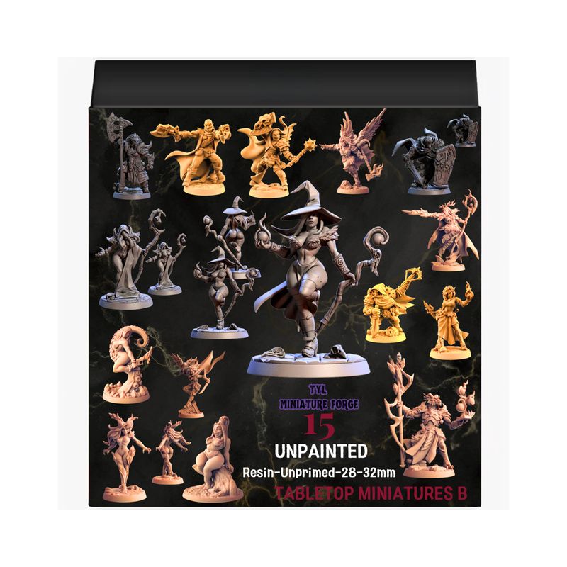 TYL Combo of Tabletop Miniatures A Unpainted Fantasy Miniatures for War ...