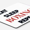 JUNIWORDS Mauspad Mousepad, Eat Sleep Boxing Repeat (1009409)