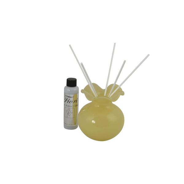 5" Daisy Yellow Glass Vase Aroma Diffuser