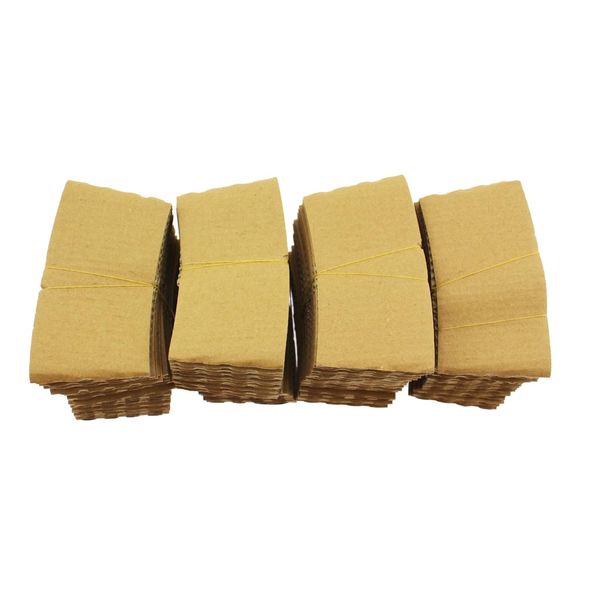 speed mao Simple Plain Cup Sleeves for Hot Drinks Disposable 240 100pcs