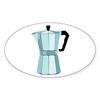 CafePress Coffee Maker Sticker Oval Car Bumper Sticker(10-Pack)