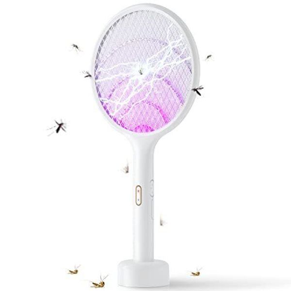 YISSVIC Electric Fly Swatter 4000V Bug Zapper Racket Dual Modes Mosquito Kill...