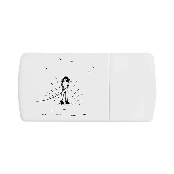 'Fantastic Fun Water Skiing ' Pill Box with Tablet Splitter (PI00022836)