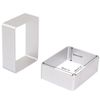 uxcell Cookie Biscuit Baking Cake Rectangle Aluminum DIY Cutter 10pcs