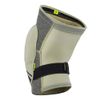 IXS Unisex Flow Evo+ Breathable Moisture-Wicking Padded Protective Knee Guard, Camel, Medium