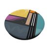 Modern Art Composition Geometric Shapes Colourful PopSockets Swappable PopGrip