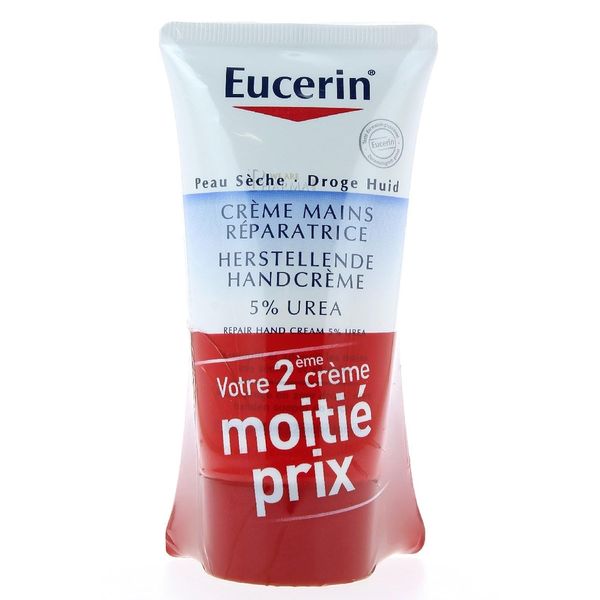 Eucerin Repairing Hand Cream 5% Urea 2 x 75ml