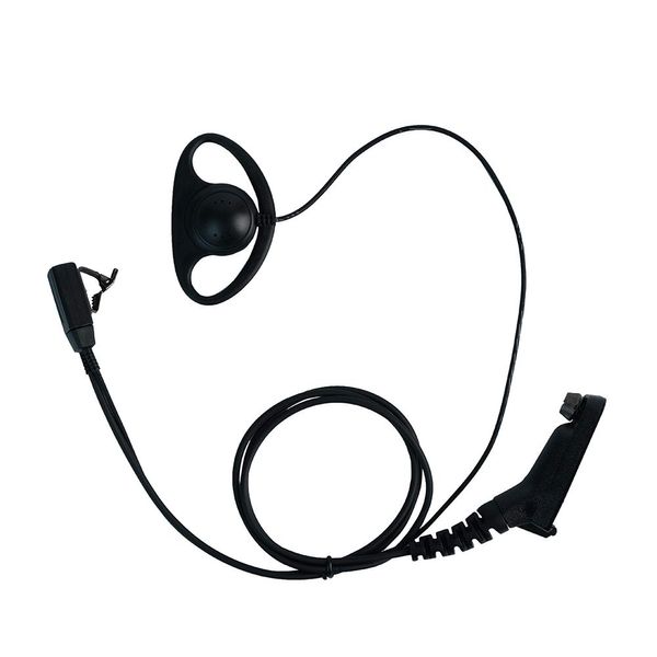 Klykon Motorola Xpr 6550 Earpiece, D Shape Surveillance Ear Piece Headset with Ptt Mic for Motorola 2 Way Radio Walkie Talkie XPR7550 XPR6350 XPR7350 7550e 7580e