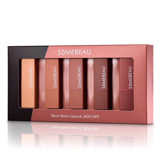 Someview Sheer Matte Lipstick Mini 5pcs Set