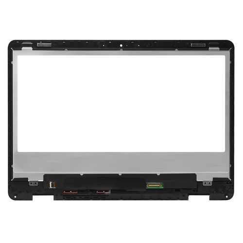 PEHDPVS Replacement 14" for Asus ZenBook Flip 14 UX461 UX461U UX461UN UX461UA 1920x1080 FHD LCD Display Screen + Touch Digitizer + Bezel Frame Assembly