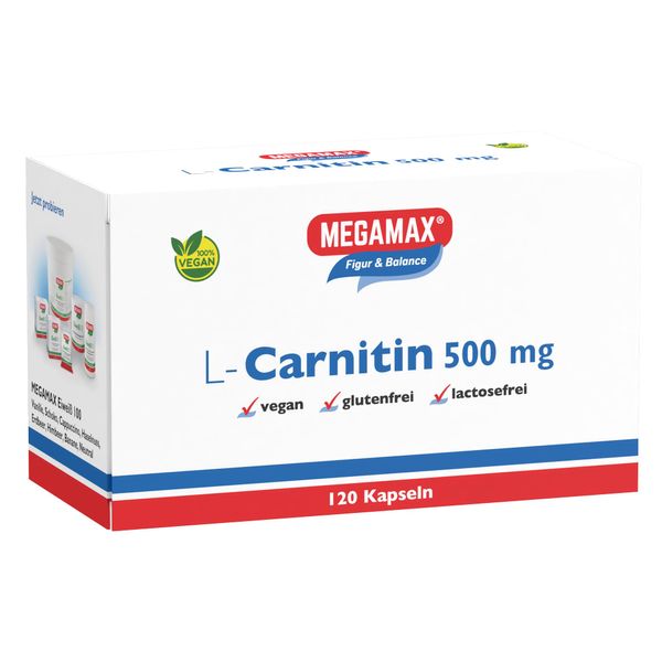 Megamax L-Carnitine 500 mg Capsules