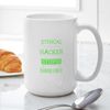 CafePress Cybersecurity Computer Hacking Ethical Hacker Mugs 15 oz (444 ml) Ceramic Coffee Mug
