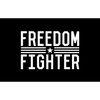 CafePress Freedom Fighter Oval Car Bumper Sticker