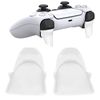 EMSea 2 Pairs Trigger Stop Assistant Buttons Compatible with PS5 Controller L2 R2 Trigger Pad Joystick Extender Triggers Buttons ABS White