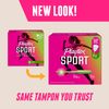 Playtex Sport Tampons Super Absorbency, Fragrance-Free - 18ct | Super Tampons for Women, Feminine Care, Playtex Tampon with 360 Leak Defense