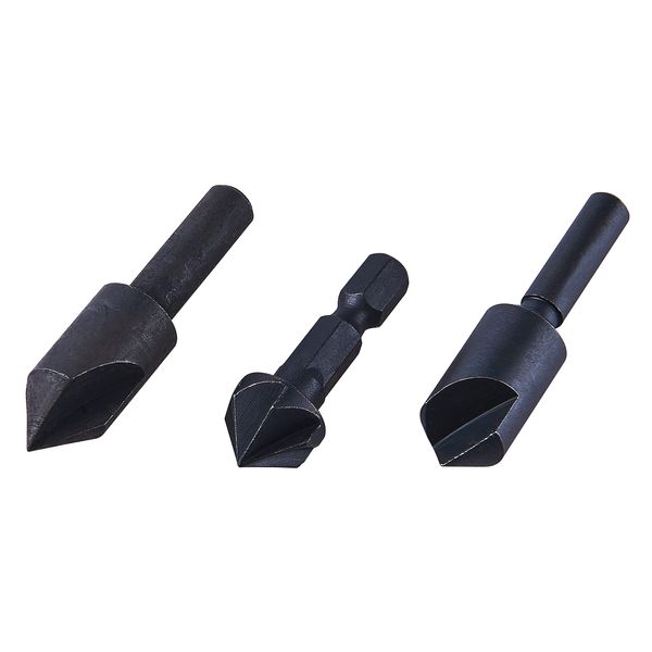 Amtech F0820 3 Piece Countersink bit Set