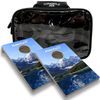 2 CoinToss Boards and Carry Case Set - Mountains