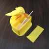 TW-133 Toothpick Case, Small Bird, Feather Spread Type, Yellow, Toothpick Holder, Toothpick Case, One Push, Storage, Cute