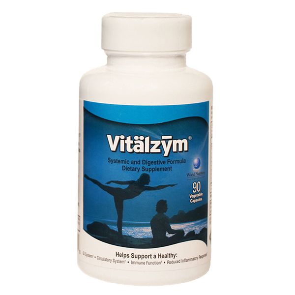 Vitalzym Systemic and Digestive Enzyme Formula 90 Caps - World Nutrition