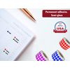 Royal Green Colored Dot Stickers 8mm (0.8 cm) Green Color Coding Labels on Roll 2000 Pack