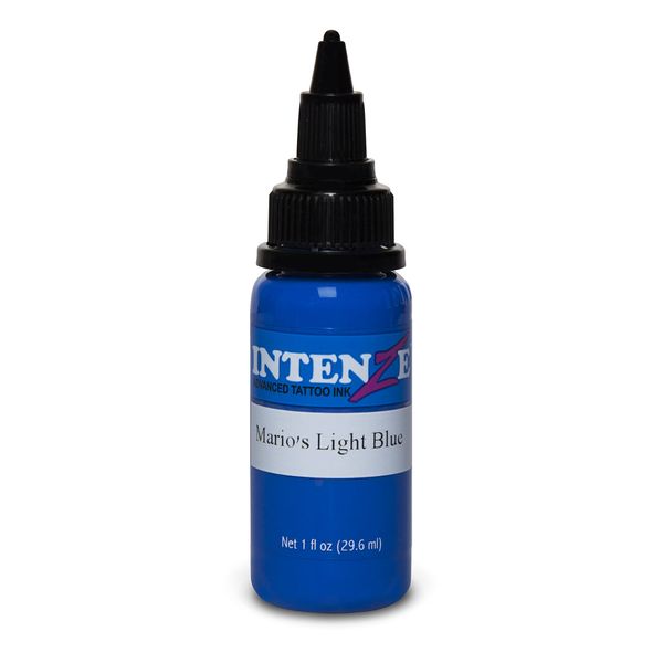 Intenze Tattoo Ink Mario's Light Blue 1 oz