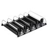 5Pcs Soda Can Organizer for Refrigerator Self-Pushing Drink Black