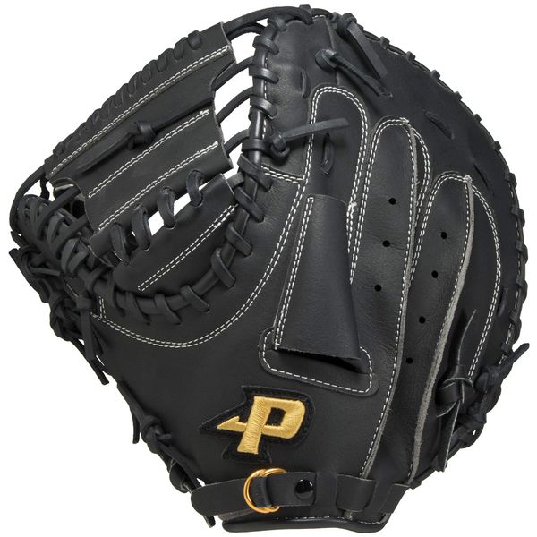 Pro Mark PCMS-4821WRH General Purpose Softball Catcher Mitt RH (Left Throw) Black x White